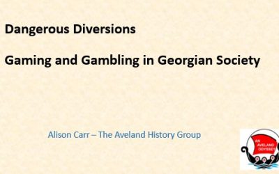 PRESENTATION – Gaming and Gambling in Georgian Society