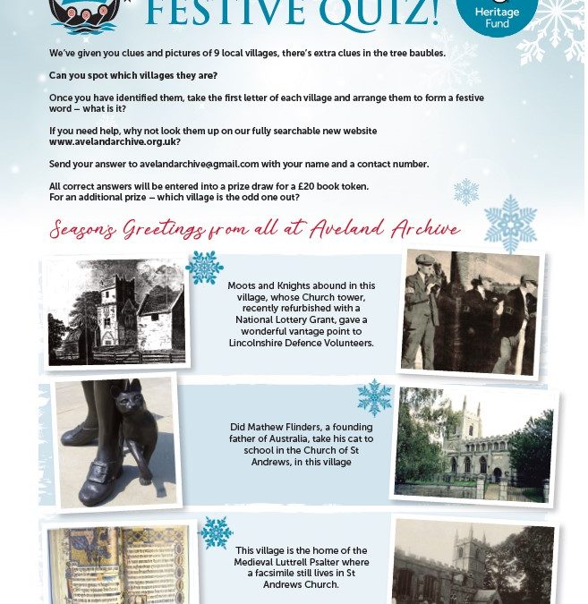 Folkingham Christmas Tree Festival and Christmas Quiz 2023